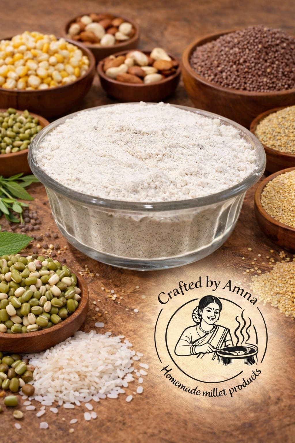 Homemade Millet (Malt) Powder